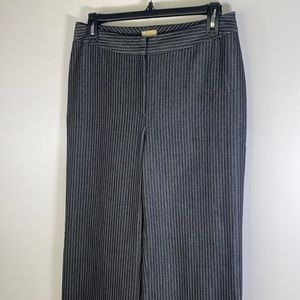 Caslon pinstripe wide leg high waist dress pants size 6